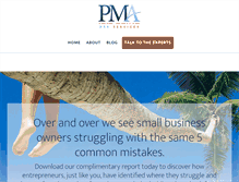 Tablet Screenshot of pmawebservices.com